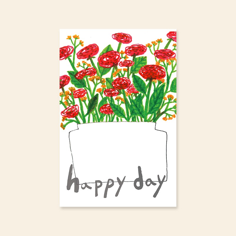 [캘리엠]카드/HK3009 - Happy Day